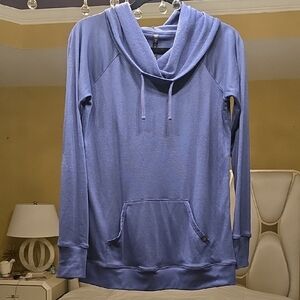 GAIAM Women's Relaxed Cowl Neck Sweatshirt in Purple